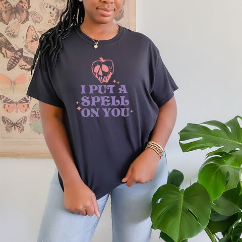 Put A Spell On You Retro Halloween Tee | Retro Fall Shirt | Gift For Her | Cute Fall Shirts | Unisex