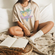 Sunshine On My Mind Beach Tee | Retro Beach Shirt | Beach Vacation Shirt | Gift For Her | Gift For Him | Graphic Tee | Boho Shirt | Unisex |