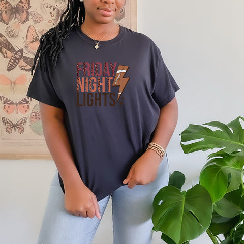 Friday Night Lights Football Tee | Fall Shirt | Football Lover Tee | Gift For Her | Gift For Him | Unisex