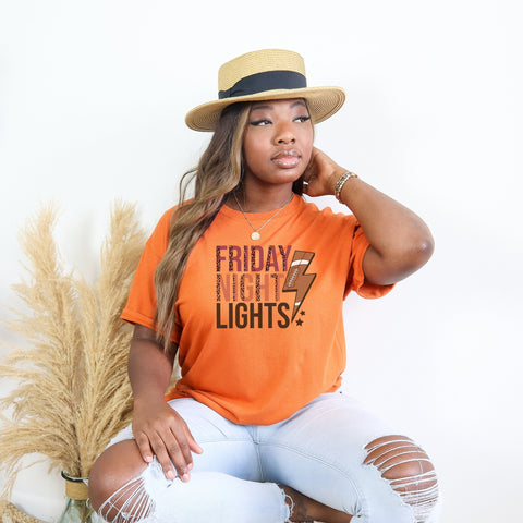 Friday Night Lights Football Tee | Fall Shirt | Football Lover Tee | Gift For Her | Gift For Him | Unisex
