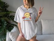 Live In The Sunshine Beach Tee | Retro Beach Shirt | Beach Vacation Shirt | Gift For Her | Gift For Him | Graphic Tee | Unisex