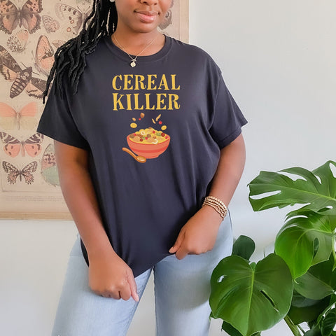 Cereal Killer Halloween Tee | Funny Halloween Shirt | Retro Halloween Graphic Tee | Gift For Her | Gift For Him | Unisex