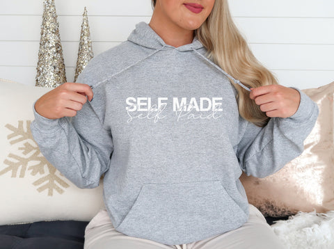 Self Made Self Paid Hoodie | Entrepreneur Hoodie | Gift For Her | Gift For Him | Millionaire Mindset | Business Owner Gift | Hustle