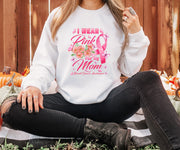 I Wear Pink For My Mom Breast Cancer Sweatshirt | Cancer Survivor Shirt | Breast Cancer Awareness Gift | Pink Ribbon Shirts | Cancer Support
