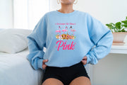Halloween Breast Cancer Awareness Graphic Sweatshirt | Breast Cancer Awareness Gift | Pink Ribbon Shirts | Cancer Support Gifts